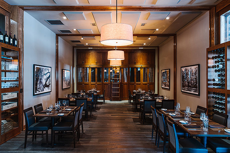 Oak Steakhouse Charlotte David Thompson Architect